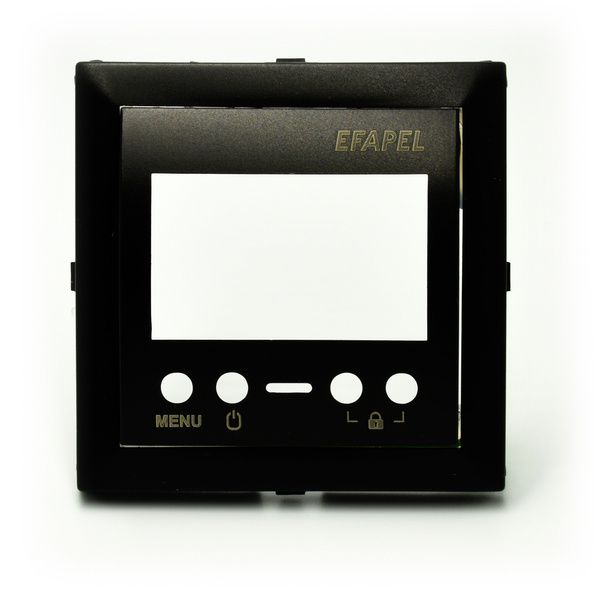Efapel Base element centralny do termostatu czarny 90748 TPM zdjęcie 1