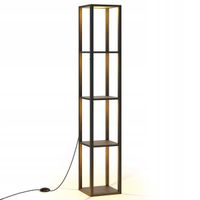 Regał Costway 29 cm x 162 cm x 29 cm czarny