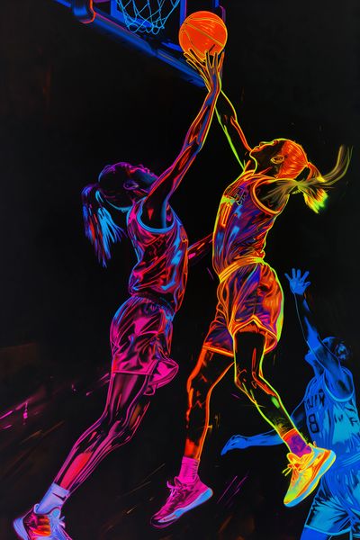 Plakat 61x91,5cm Mecz W Kosza zdjęcie 1