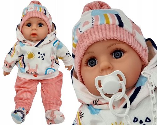 LALKA BOBAS MÓWI I ŚPIEWA POLSKI 45CM+SMOCZEK_38 na Arena.pl