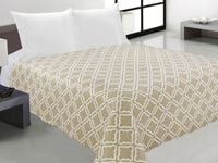 Narzuta dekoracyjna TAVIRA 220x240 kamienna beżowa ecru ciasteczka
