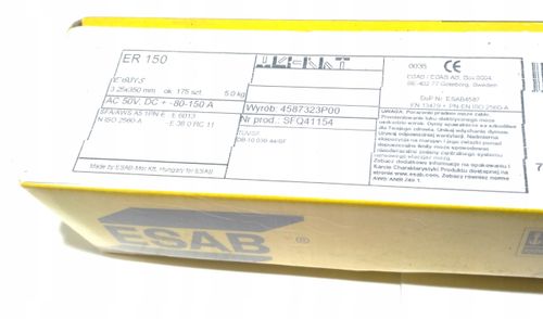 ESAB ELEKTRODA ER 150 3,2mm 5kg na Arena.pl