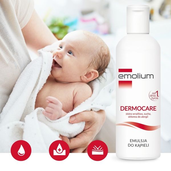 EMOLIUM DERMOCARE 400 ml emulsja do kąpieli zdjęcie 3