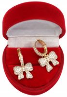 Złote KOLCZYKI ze stali chirurgicznej 316L K1675