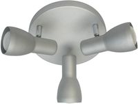 Picardo plafon 3x40W E14 szaro srebrny