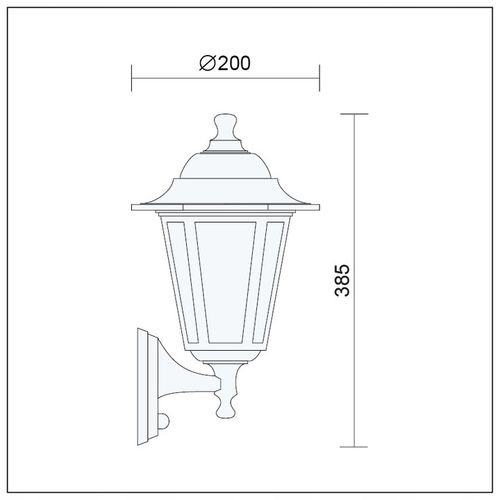LAMPA OGRODOWA ZEWNĘTRZNA LATARNIA Z CZUJNIKIEM RUCHU I ZMIERZCHU E27 na Arena.pl