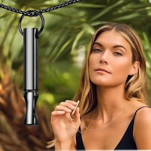 Naszyjnik Do Rzucania Palenia Oddechowy Cichy Nie Gwizda STAL NIERDZEWNA na Arena.pl