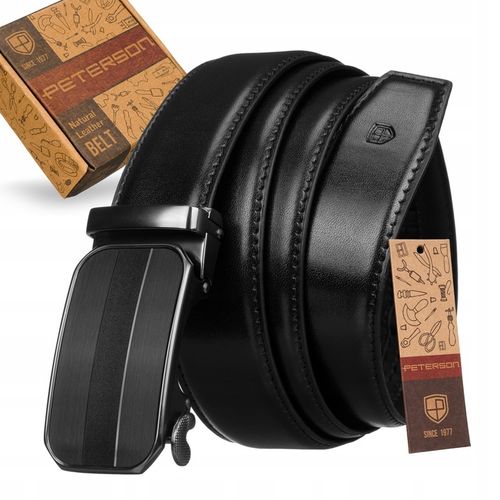 PETERSON pasek męski skóra na prezent automatyczny na Arena.pl