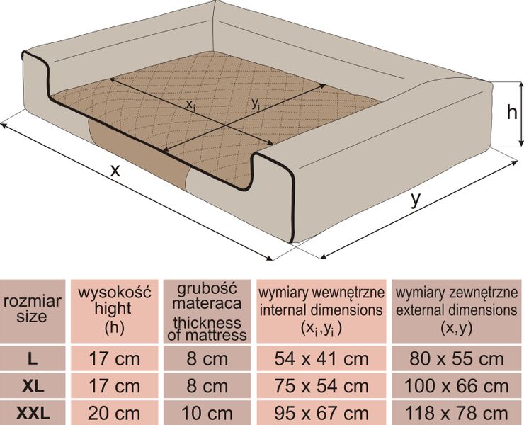 Legowisko MATERAC posłanie dla PSA kota, kanapa dla zwierzaka r. XL zdjęcie 9