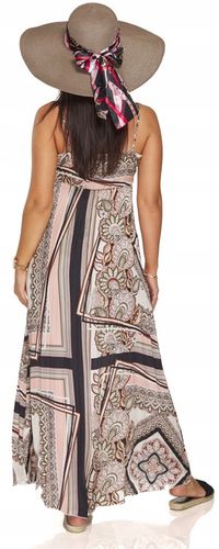 KAPELUSZ SŁOMKOWY EKO SŁOMKA beżowy z kokardą na Arena.pl