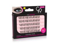 Golden Rose Knot M Free Double Individual Eyelashes Medium Kępki rzęs bez węzełków Rodzaj - Rozmiar M