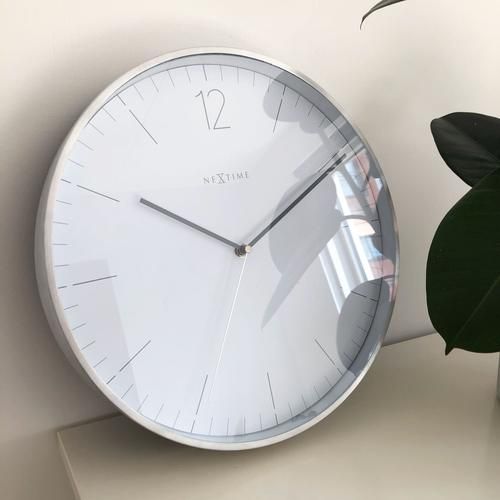 Zegar ścienny NeXtime Essential Silver 3254 WI na Arena.pl