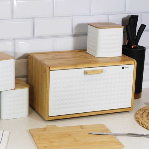 chlebak pojemnik na pieczywo bambusowy dwustronny 4257 na Arena.pl