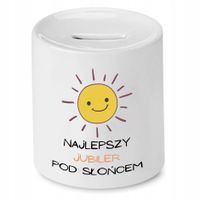 Dla Jubilera Prezent Skarbonka Najlepszy Pod Z Nadrukiem Ze Zdjęciem