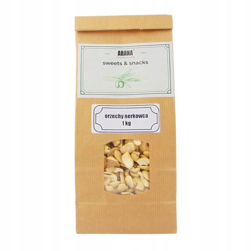 ORZECHY NERKOWCA POŁÓWKI NATURALNE DOSKONAŁA JAKOŚĆ 1KG na Arena.pl