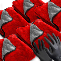 5x RĘCZNIK Z MIKROFIBRY DO OSUSZANIA SAMOCHODU 90x60 XXL ULTRA CHŁONNY