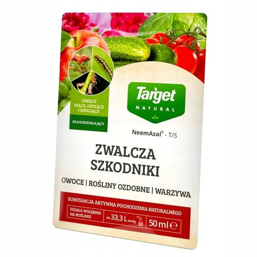 Płyn owadobójczy na ziemiórki mszyce przędziorki 50 ML Target NeemAzal na Arena.pl