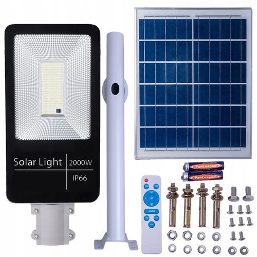 MOCNA LAMPA SOLARNA LED 2000W ULICZNA Z PILOTEM na Arena.pl