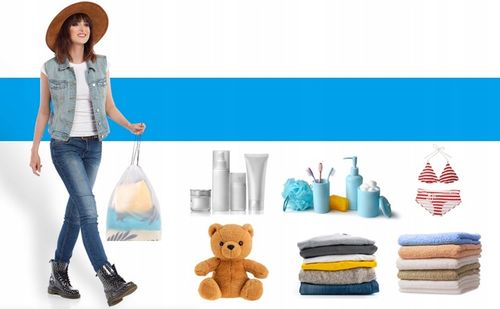 POKROWIEC ETUI WOREK NA BUTY BIELIZNĘ ORGANIZER DO WALIZKI 30X40 CM 10 na Arena.pl