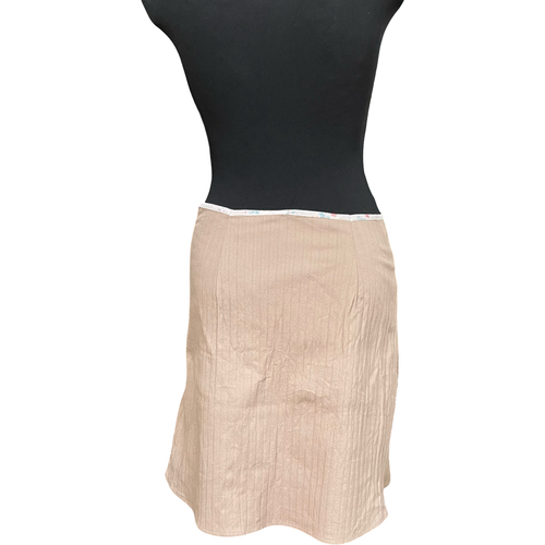 Spódnica Midi Lekka Przewiewna Stylowa Damska Beżowa Rozmiar 42 na Arena.pl