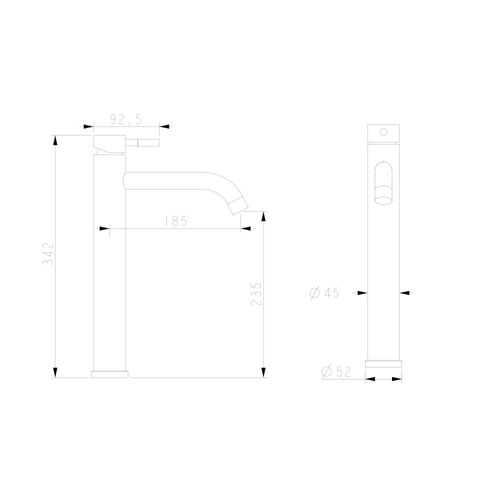 Bateria umywalkowa wysoka WEZER EKO11C-01 na Arena.pl