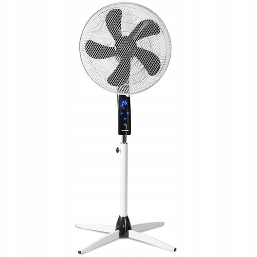 CICHY MOCNY WENTYLATOR WIATRAK PODŁOGOWY BLAUPUNKT ASF701 40dB 55W PILOT na Arena.pl