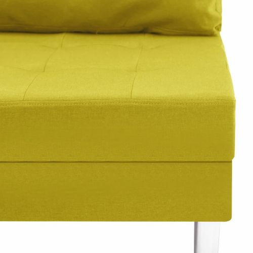 Sofa Modułowa, Tkanina, Żółta na Arena.pl