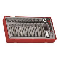 zestaw nasadek i grotów wkrętakowych 1/2'' ttthex  23el. - l-68860105
