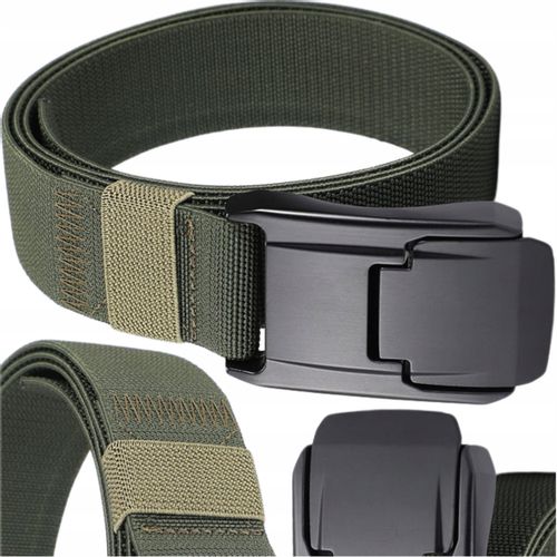 Parciany Elastyczny Taktyczny Pasek Klamra Automatyczna Damski Męski na Arena.pl