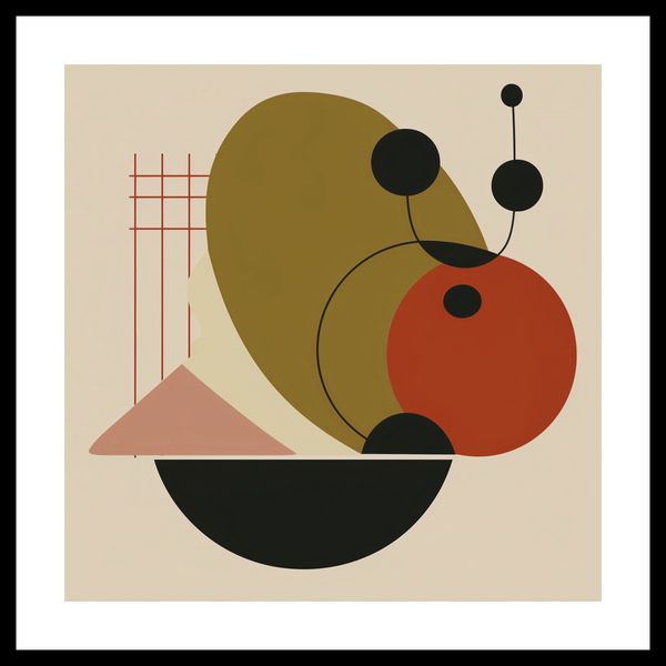 Plakat 50x50cm Geometryczny Balans zdjęcie 3