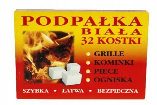 PODPAŁKA DO GRILLA ROZPAŁKA DO KOMINKA 32 KOSTKI zdjęcie 1
