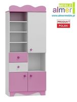 regały do pokoju dziecka MAJA N5 regał dla dzieci 80x40 w.190