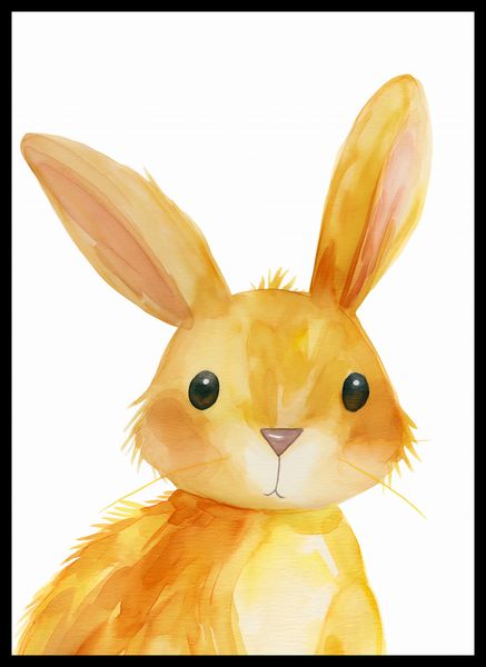Plakat 39,5x55cm Słodki Zajączek zdjęcie 2