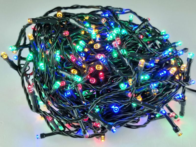 LAMPKI CHOINKOWE 400 LED MULTI ATEST CHOINKA zdjęcie 3