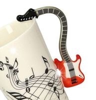 KUBEK GITARA ELEKTRYCZNA CZERWONA muzyka do kawy