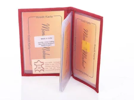 etui na dokumenty skórzane czerwony money maker na Arena.pl