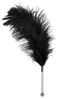 bad kitty piorko czarny model strusie 13 cm pleksiglasowy uchwyt