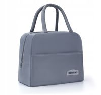 Torba Termiczna Na Jedzenie Praca Szkoła Piknik Sniadaniowa 5,5L Szary