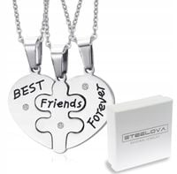 Potrójna Zawieszka dla Przyjaciół Best Friends Forever