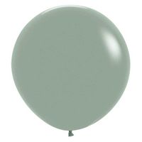 Balon lateksowy pastelowy laurowy zielony, 60 cm