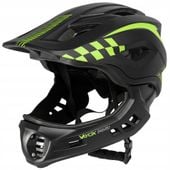 KASK ROWEROWY MTB REGULOWANY DZIECIĘCY FULL FACE SZCZĘKOWY S ENDURO VAYOX