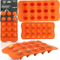 FORMA SILIKONOWA TABLICZKA DO CZEKOLADY KROPLA 15SZT LÓD DESER 17 x 29,5 CM