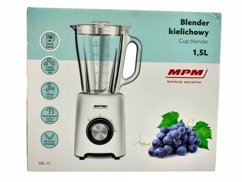 Blender kielichowy MPM BBL-01 500 W biały na Arena.pl