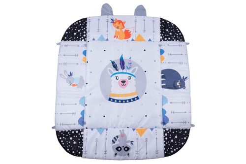 Duża interaktywna edukacyjna dwustronna mata dla niemowląt 3w1 lama na Arena.pl