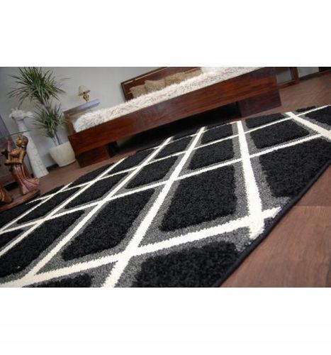 Dywan STRUCTURAL CRIS czarny 200x280 cm na Arena.pl