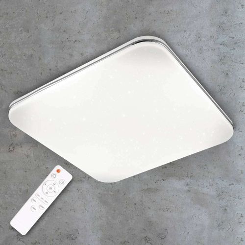 Sufitowa LAMPA natynkowa SYRIUS 312730 Polux plafon OPRAWA kwadratowa LED 36W 2700 - 6500K z pilotem biała na Arena.pl