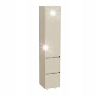 Wąska szafka FUNKCJONALNA 50kg Spacetronik 40 cm 3 półki drzwiczki Słupek