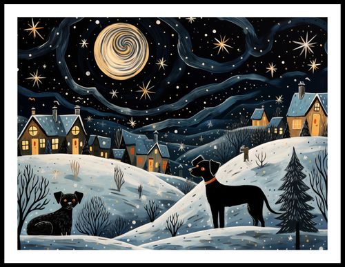 Plakat 80x60cm Nocny Psi Patrol na Arena.pl