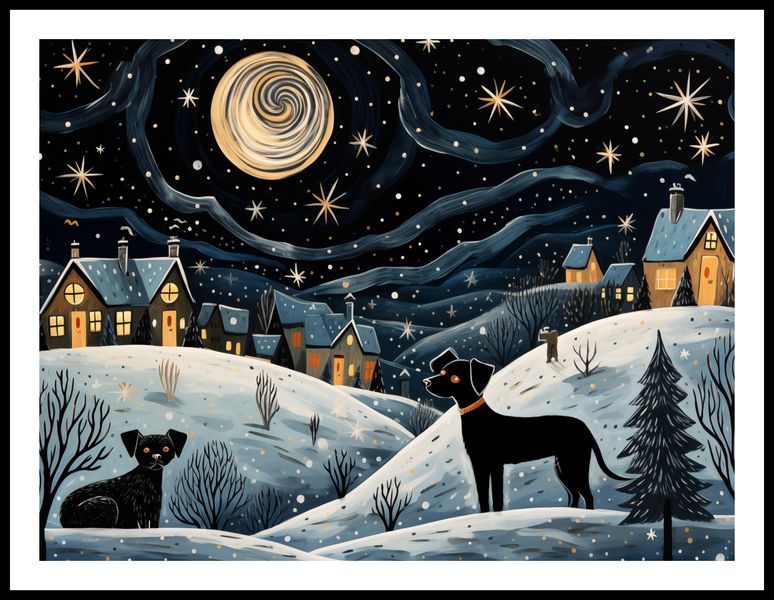 Plakat 80x60cm Nocny Psi Patrol zdjęcie 3