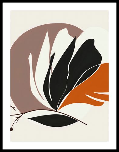 Plakat 75x100cm Elegancja Roślinna na Arena.pl
